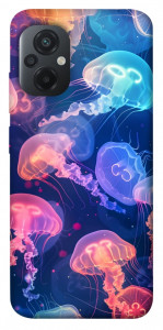 Чехол Neon jellyfishes для Xiaomi Poco M5