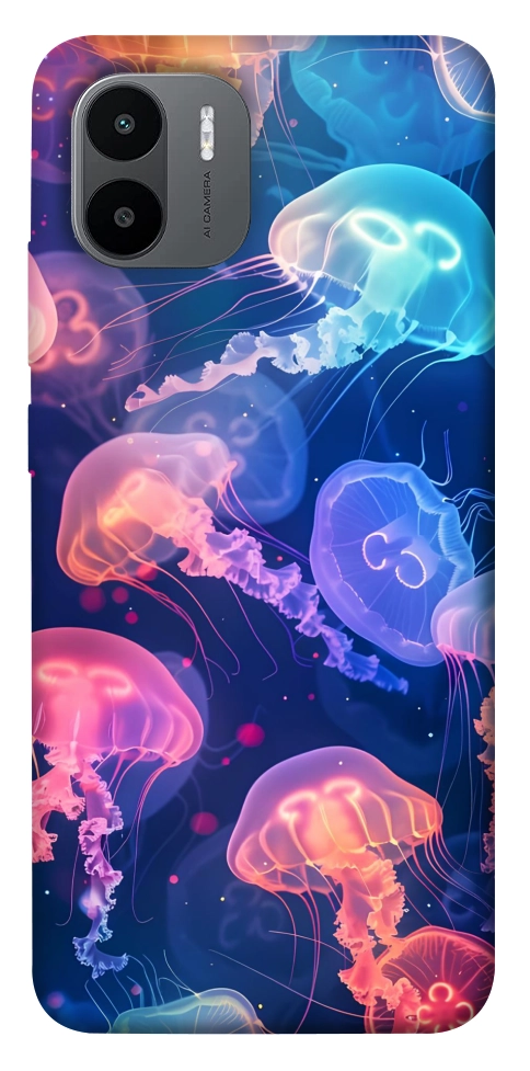 Чехол Neon jellyfishes для Xiaomi Redmi A1
