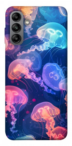 Чехол Neon jellyfishes для Galaxy A04s