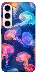 Чехол Neon jellyfishes для Galaxy S23+