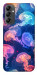 Чехол Neon jellyfishes для Galaxy A14 5G