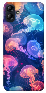 Чехол Neon jellyfishes для Galaxy A04e