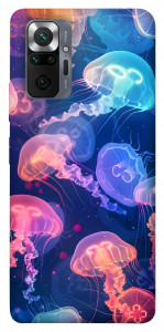 Чехол Neon jellyfishes для Xiaomi Redmi Note 10 Pro Max