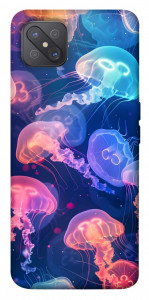 Чохол Neon jellyfishes для Oppo A92s