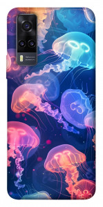 Чехол Neon jellyfishes для Vivo Y31