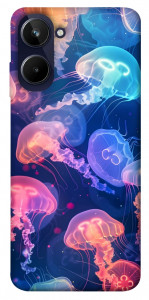 Чехол Neon jellyfishes для Realme 10 4G