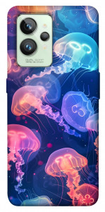 Чохол Neon jellyfishes для Realme GT2