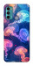 Чехол Neon jellyfishes для Motorola Moto G60