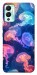 Чехол Neon jellyfishes для Infinix Hot 12 Play