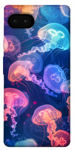 Чехол Neon jellyfishes для Google Pixel 7A