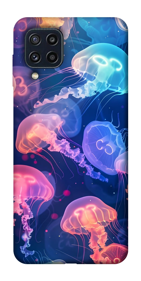 Чохол Neon jellyfishes для Galaxy M32