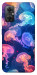 Чехол Neon jellyfishes для Xiaomi Redmi Note 11R