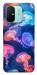 Чохол Neon jellyfishes для Xiaomi Redmi 12C