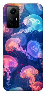 Чехол Neon jellyfishes для Xiaomi Redmi Note 12S