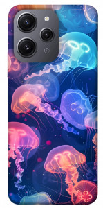 Чехол Neon jellyfishes для Xiaomi Redmi 12