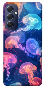 Чехол Neon jellyfishes для Galaxy M54 5G