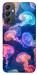 Чехол Neon jellyfishes для Galaxy A24 4G