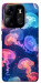 Чохол Neon jellyfishes для Tecno Spark Go 2023