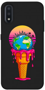 Чехол Ice cream planet для Galaxy A01