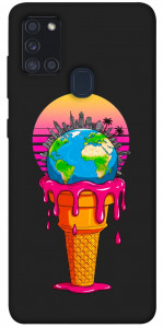Чехол Ice cream planet для Galaxy A21s (2020)