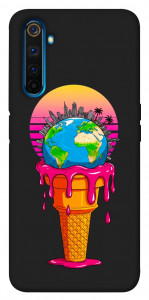 Чехол Ice cream planet для Realme 6 Pro
