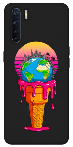 Чехол Ice cream planet для Oppo A91