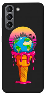Чехол Ice cream planet для Galaxy S21