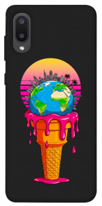 Чехол Ice cream planet для Galaxy A02