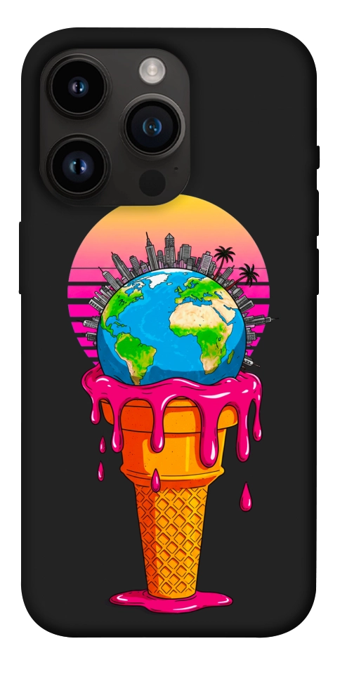 Чехол Ice cream planet для iPhone 14 Pro