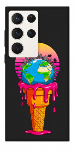 Чехол Ice cream planet для Galaxy S23 Ultra