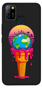 Чехол Ice cream planet для Infinix Hot 10 Lite