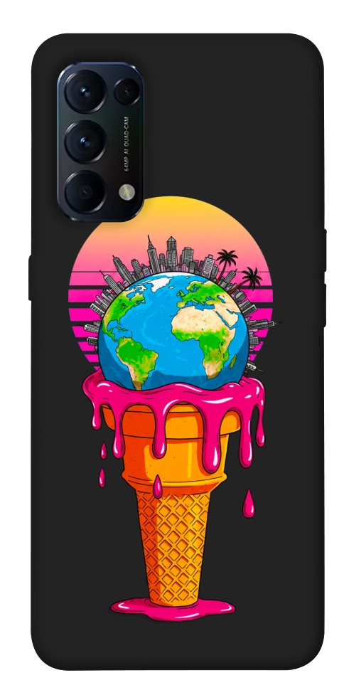Чехол Ice cream planet для Oppo Reno 5 4G