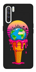Чехол Ice cream planet для Oppo Reno 3