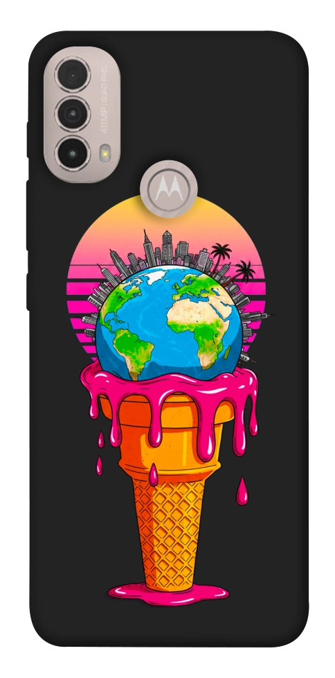 Чехол Ice cream planet для Motorola Moto E40