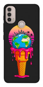 Чехол Ice cream planet для Motorola Moto E40