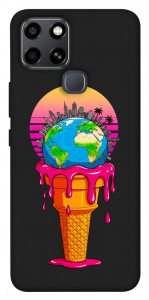 Чехол Ice cream planet для Infinix Smart 6