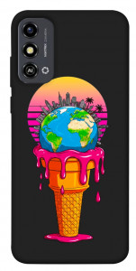 Чехол Ice cream planet для ZTE Blade A53