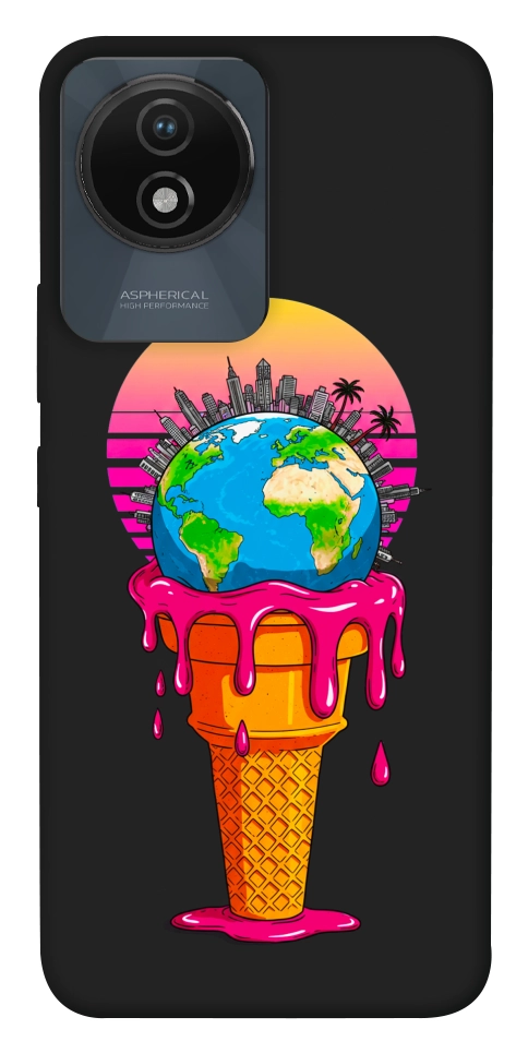 Чехол Ice cream planet для Vivo Y02