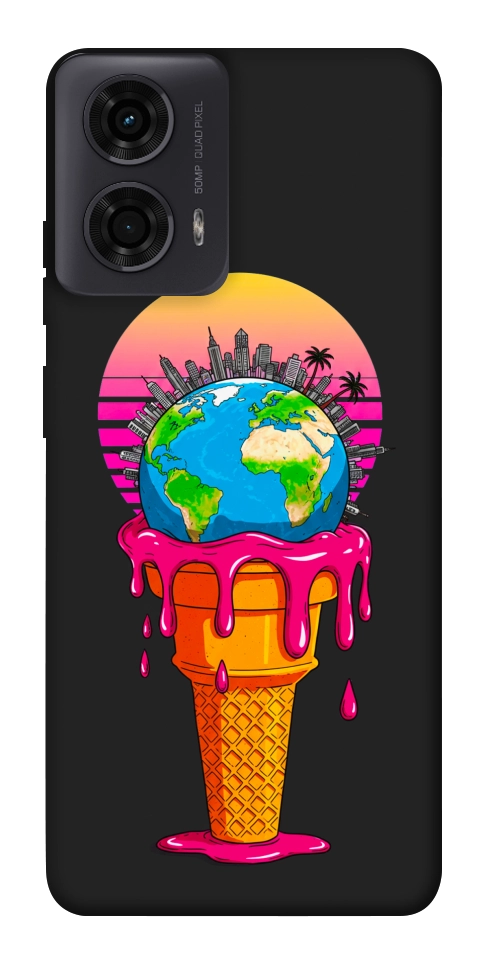 Чохол Ice cream planet для Motorola Moto G24