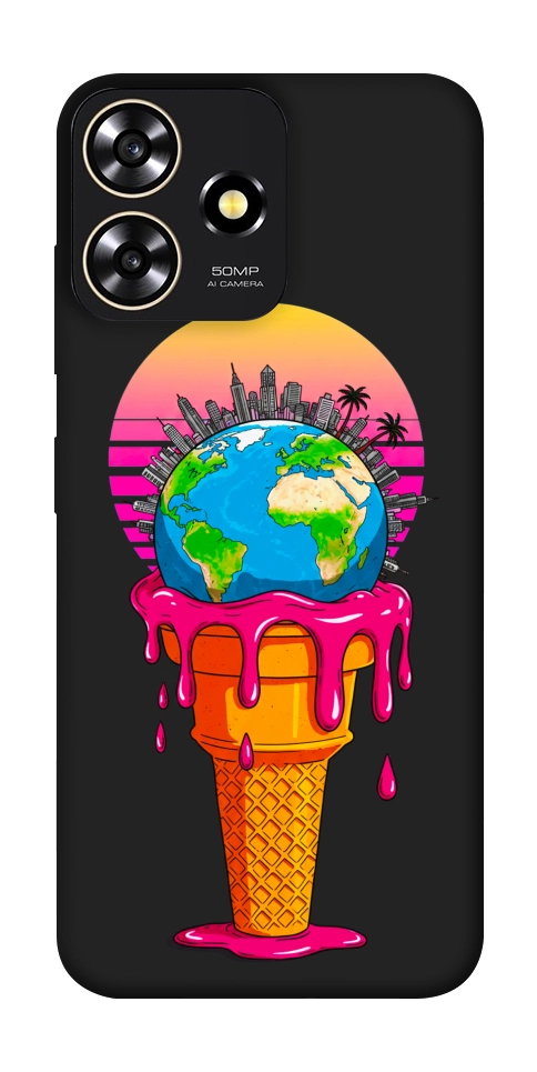 Чехол Ice cream planet для ZTE Blade A73 4G