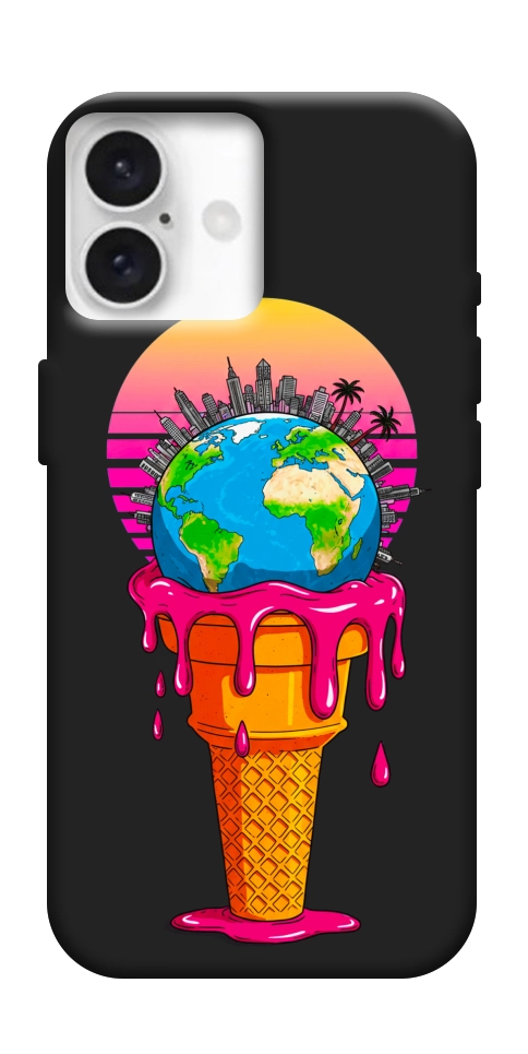 Чехол Ice cream planet для iPhone 16
