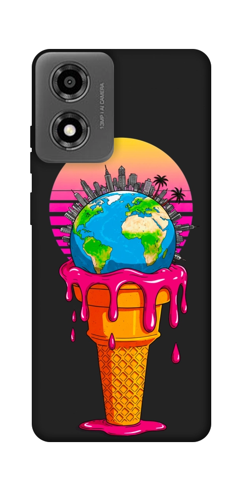 Чехол Ice cream planet для Motorola Moto E14