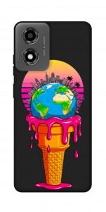 Чехол Ice cream planet для Motorola Moto E14