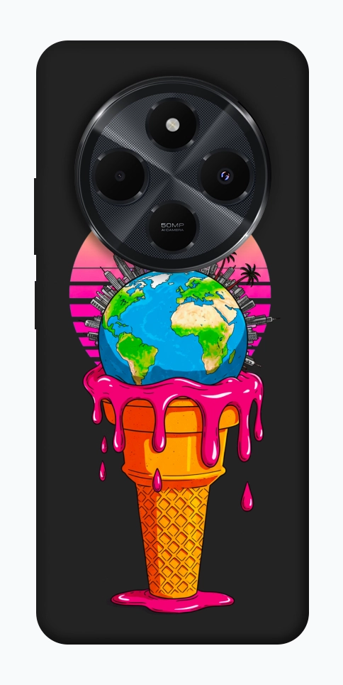 Чехол Ice cream planet для Xiaomi Redmi 14C