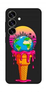 Чехол Ice cream planet для Galaxy S25