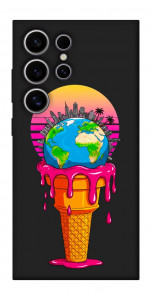Чехол Ice cream planet для Galaxy S25 Ultra