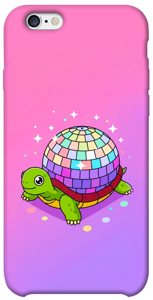 Чехол Disco turtle для iPhone 6