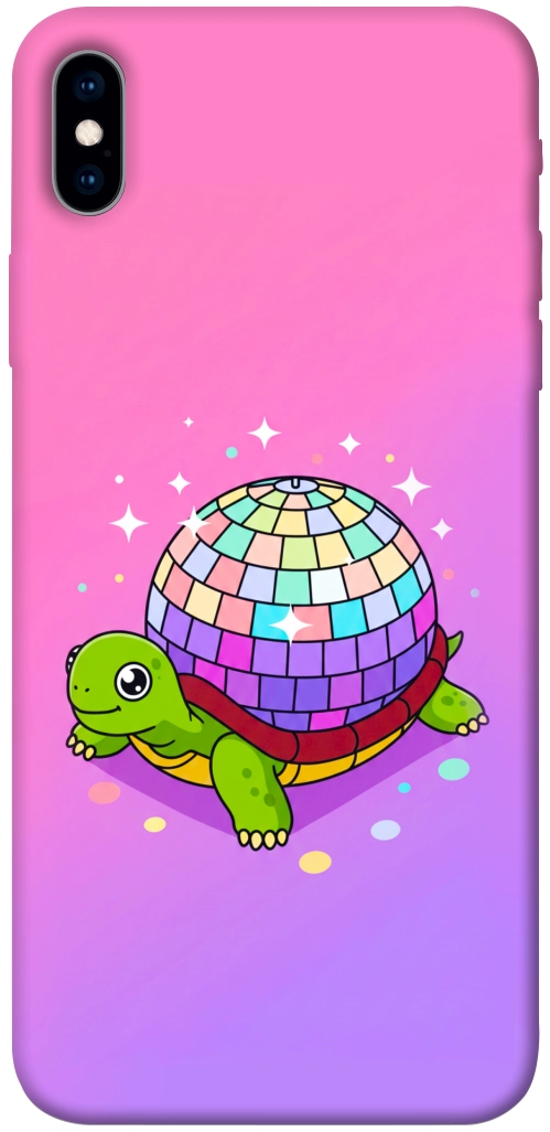 Чехол Disco turtle для iPhone XS Max