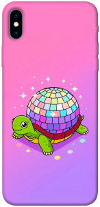 Чехол Disco turtle для iPhone XS Max