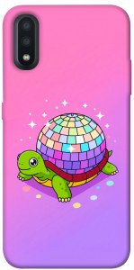 Чехол Disco turtle для Galaxy A01